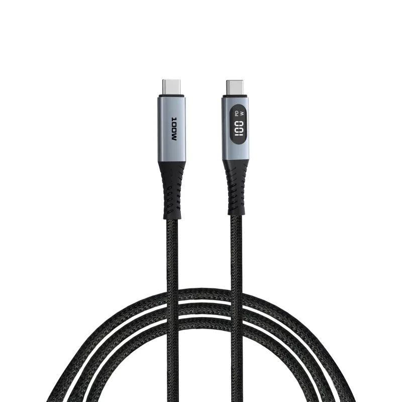 Verbatim Sync & Charge USB C a USB C 100W display 120 cm, 1,2 m, USB C, USB C, USB 2.0, 0,48 Gbit/s, nero