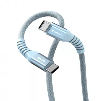 Verbatim Sync & Charge cavo magnetico – 60 W USB-C a USB-C 120 cm blu