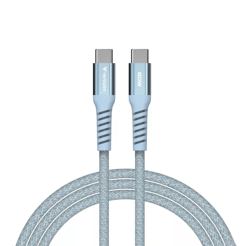 Verbatim Sync & Charge cavo magnetico – 60 W USB-C a USB-C 120 cm blu