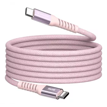 Verbatim Sync & Charge cavo magnetico – 60 W USB-C a USB-C, 120 cm, rosa