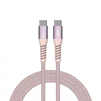 Verbatim Sync & Charge cavo magnetico – 60 W USB-C a USB-C, 120 cm, rosa