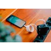 Verbatim Sync & Charge cavo magnetico - 100W USB-C a USB-C 120 cm grigio