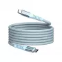 Verbatim Sync & Charge cavo magnetico – 100W USB-C a USB-C 120 cm blu