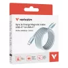 Verbatim Sync & Charge cavo magnetico – 100W USB-C a USB-C 120 cm blu