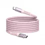 Verbatim Sync & Charge cavo magnetico – 100W USB-C a USB-C, 120 cm, rosa