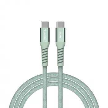Verbatim Sync & Charge cavo magnetico - 60W USB-C a USB-C 120 cm verde