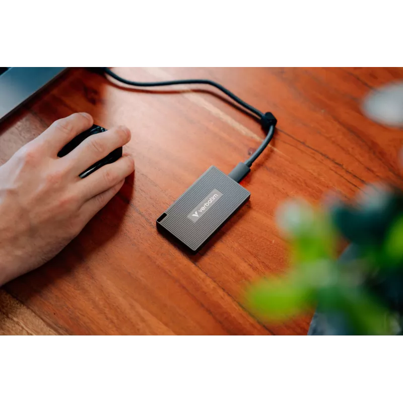 Verbatim Metal Mini SSD USB-C 3.Gen 2 512 GB, 512 GB, USB Type-C, USB 3.2 Gen 2x2, 2000 MB/s, 10 Gbit/s, grigio