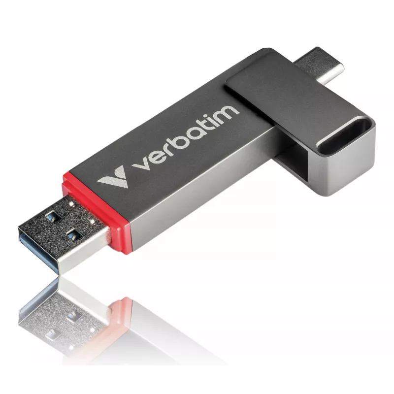 Verbatim Dual QuickStick chiavetta USB 1 TB USB Type-A / USB Type-C 3.2 Gen 1 (3.1 Gen 1) grigio