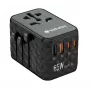 Verbatim UTA-05 65W GaN III adattatore universale da viaggio con 2 x USB-C PD e QC 4+ e 2 x porte USB-A
