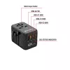 Verbatim UTA-05 65W GaN III adattatore universale da viaggio con 2 x USB-C PD e QC 4+ e 2 x porte USB-A