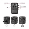 Verbatim UTA-05 65W GaN III adattatore universale da viaggio con 2 x USB-C PD e QC 4+ e 2 x porte USB-A