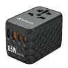 Verbatim UTA-05 65W GaN III adattatore universale da viaggio con 2 x USB-C PD e QC 4+ e 2 x porte USB-A