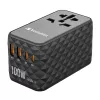 Verbatim UTA-06 100W GaN III adattatore universale da viaggio con 2 x USB-C PD e QC 4+ e 2 x porte USB-A QC 3.0