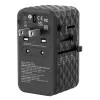 Verbatim UTA-06 100W GaN III adattatore universale da viaggio con 2 x USB-C PD e QC 4+ e 2 x porte USB-A QC 3.0
