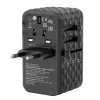 Verbatim UTA-06 100W GaN III adattatore universale da viaggio con 2 x USB-C PD e QC 4+ e 2 x porte USB-A QC 3.0