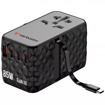 Verbatim Charge 'n' Travel Diamond 85W cavo retrattile CNT-02