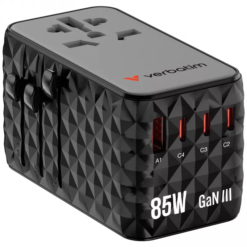 Verbatim Charge 'n' Travel Diamond 85W cavo retrattile CNT-02