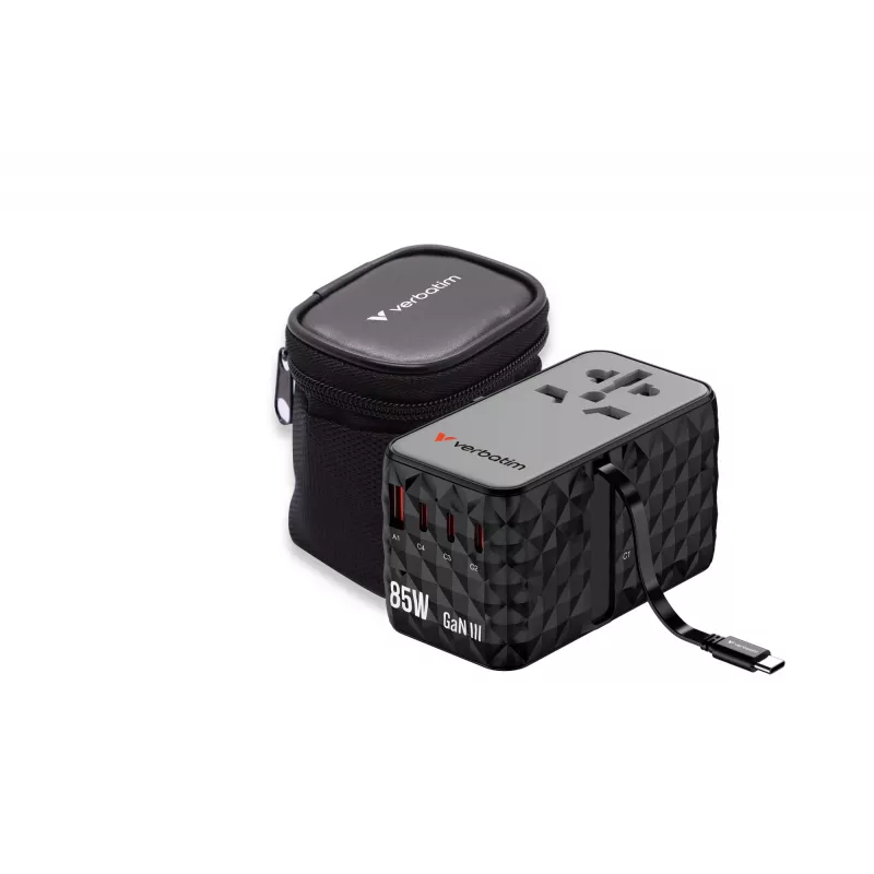 Verbatim Charge 'n' Travel Diamond 85W cavo retrattile CNT-02