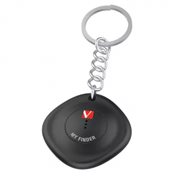 Verbatim MYF-02 localizzatore Bluetooth oggetti confezione da 2 nero/bianco
