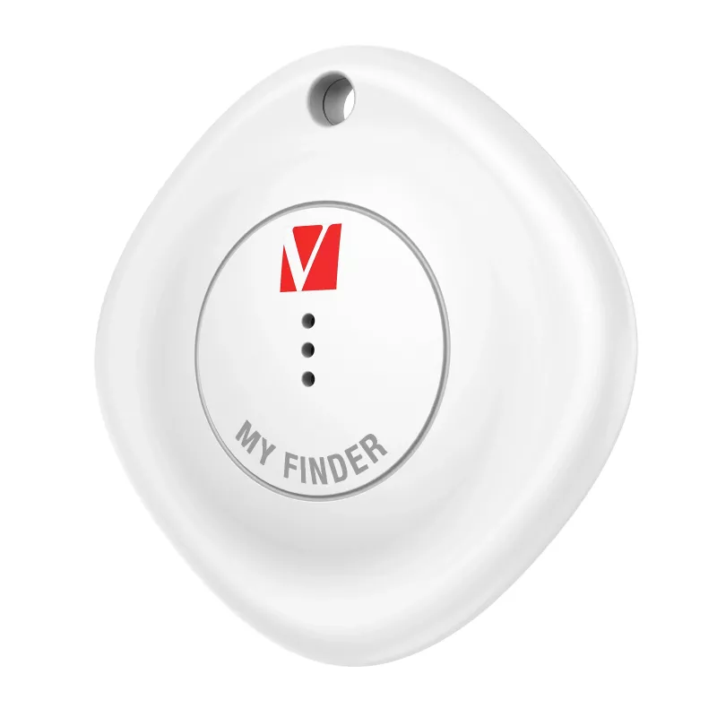 Verbatim MYF-02 localizzatore Bluetooth oggetti confezione da 2 nero/bianco
