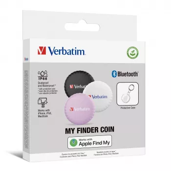 Verbatim 32135 GPS tracker/localizzatore personale nero, rosa, bianco
