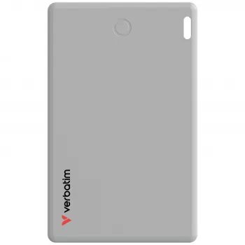 Verbatim My Finder Card localizzatore Bluetooth oggetti confezione da 1 argento, personale, localizzatore, argento, resistente alla polvere, impermeabile, IP66, 1440 h