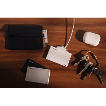 Verbatim My Finder Card localizzatore Bluetooth oggetti confezione da 2 nero / argento