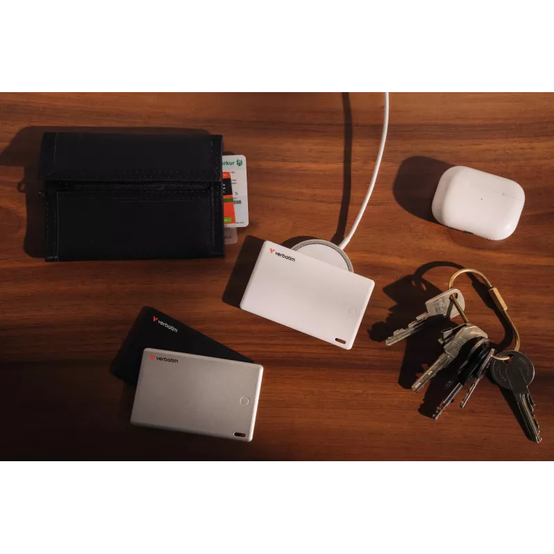Verbatim My Finder Card localizzatore Bluetooth oggetti confezione da 2 nero / argento