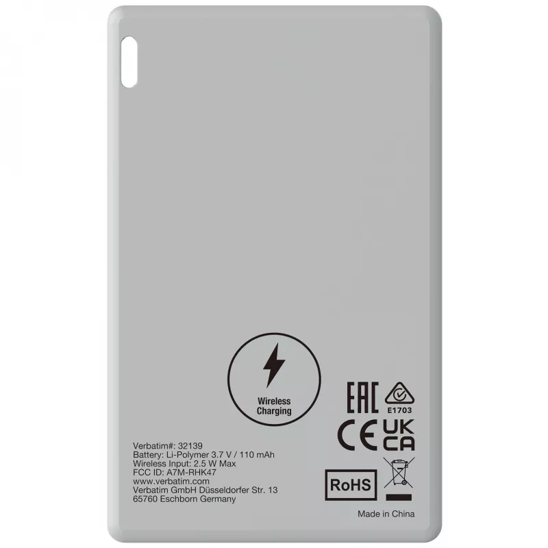 Verbatim My Finder Card localizzatore Bluetooth oggetti confezione da 3 nero / argento / bianco