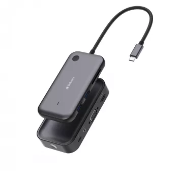 Verbatim Share My Screen adattatore wireless per display 1080p USB-C con hub WDA-01