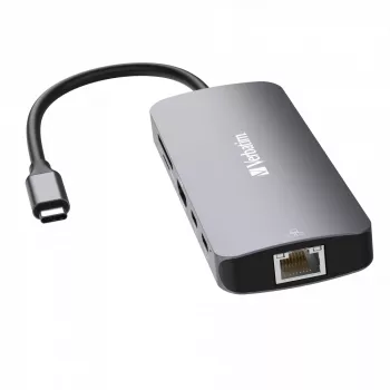 Verbatim CMH-09 USB Type-C 10.000 Mbit/s argento