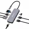 Verbatim CMH-09 USB Type-C 10.000 Mbit/s argento