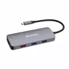 Verbatim CMH-09 USB Type-C 10.000 Mbit/s argento