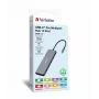 Verbatim CMH-13 hub USB Type-C 10000 Mbit/s argento