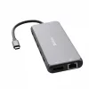 Verbatim CMH-13 hub USB Type-C 10000 Mbit/s argento