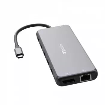 Verbatim CMH-13 hub USB Type-C 10000 Mbit/s argento