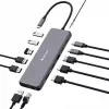 Verbatim CMH-13 hub USB Type-C 10000 Mbit/s argento