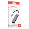 Verbatim USB-C Essentials hub multiporta 4 porte: HDMI, USB-C PD, USB-A 3.2 Gen 1, USB-A