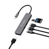 Verbatim USB-C Essentials hub multiporta 6 porte: HDMI, USB-C PD, USB-A 3.2 Gen 1, USB-A, SD e microSD