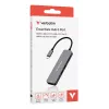 Verbatim USB-C Essentials hub multiporta 6 porte: HDMI, USB-C PD, USB-A 3.2 Gen 1, USB-A, SD e microSD