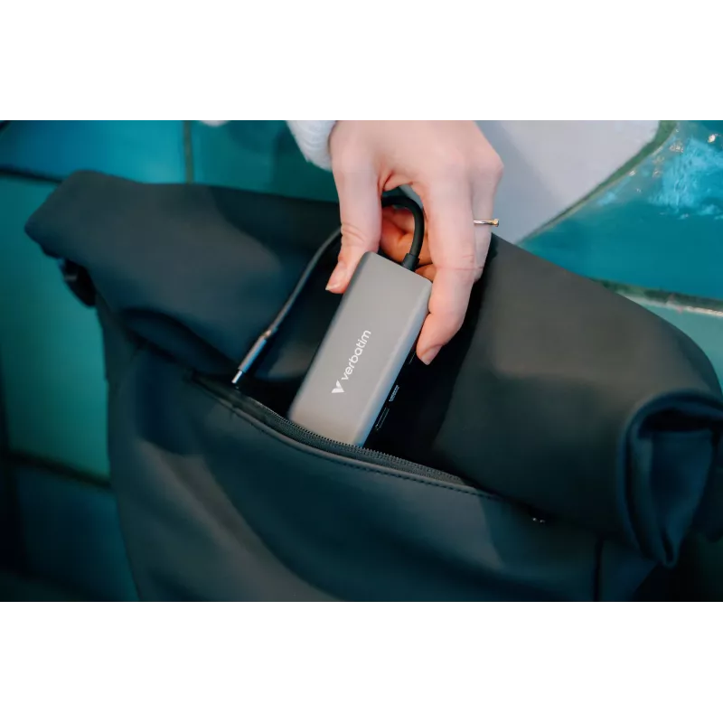 Verbatim USB-C Essentials hub multiporta 6 porte: RJ45, HDMI, USB-C PD, 3 x USB-A 3.2 Gen 1