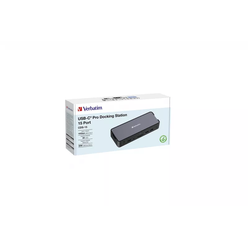 Verbatim CDS-15 Cavo USB 3.2 Gen 1 (3.1 Gen 1) Type-C Nero, Grigio