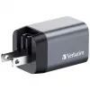Verbatim GNC-35 Caricabatterie GaN 35W con 1 x USB-C PD 35W / 1 x USB-A QC 3.0 (EU/UK/US)