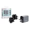Verbatim GNC-65 Caricabatterie GaN 65W con 2 x USB-C PD 65W / 1 x USB-A QC 3.0 (EU/UK/US)