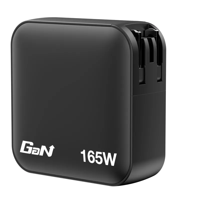 Verbatim Mini Caricabatterie GaN 165W 4 porte spina US con adattatori EU e UK