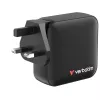 Verbatim Mini Caricabatterie GaN 165W 4 porte spina US con adattatori EU e UK