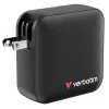 Verbatim Mini Caricabatterie GaN 165W 4 porte spina US con adattatori EU e UK