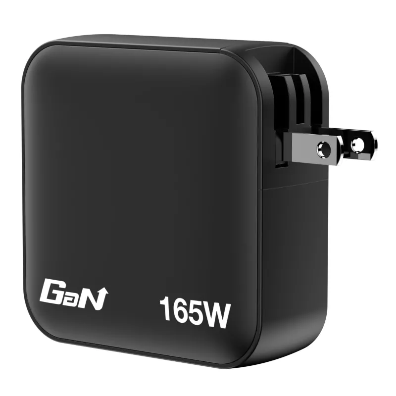 Verbatim Mini Caricabatterie GaN 165W 4 porte spina US con adattatori EU e UK