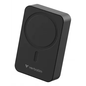 Verbatim Charge 'n' Go Essentials Powerbank magnetico wireless 20000 mAh Nero