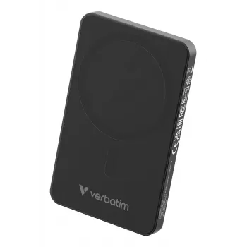 Verbatim Charge 'n' Go Essentials Powerbank wireless magnetico 5000 mAh Nero